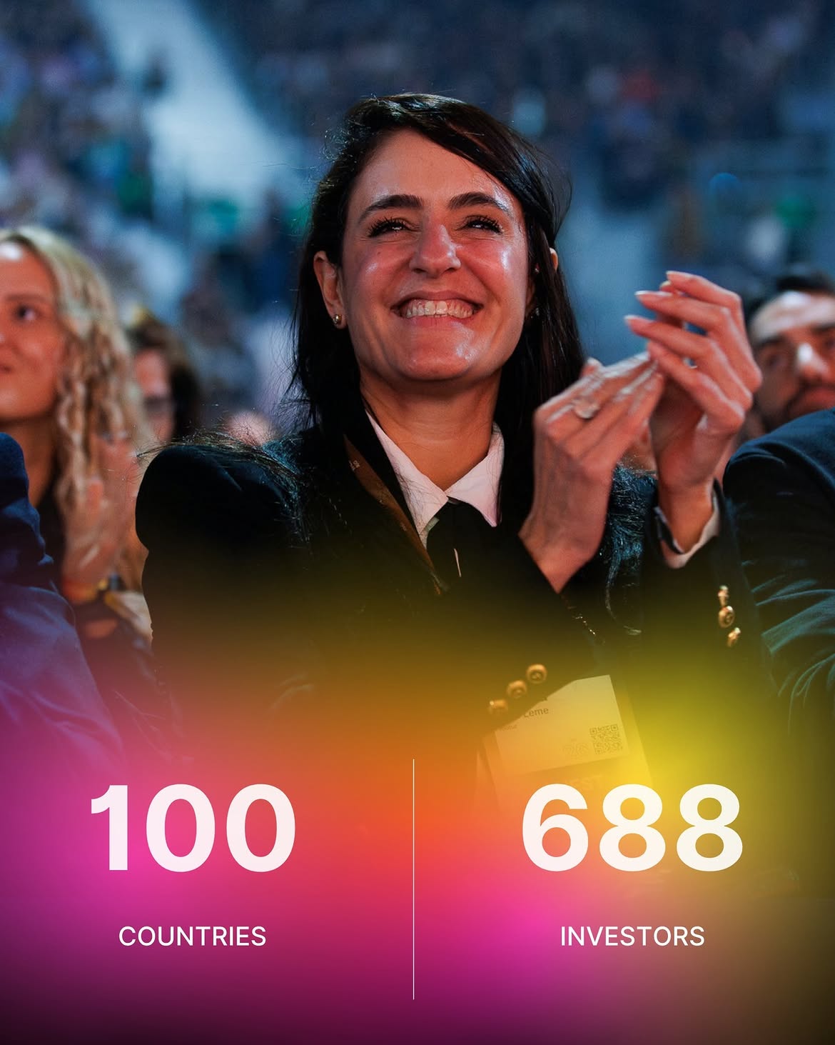 Inversionistas y público en Web Summit Rio
