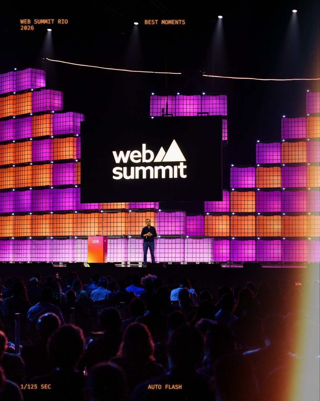 Escenario principal de Web Summit Rio